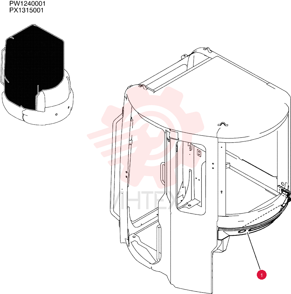 CAB INSTAL PW02C00024F1