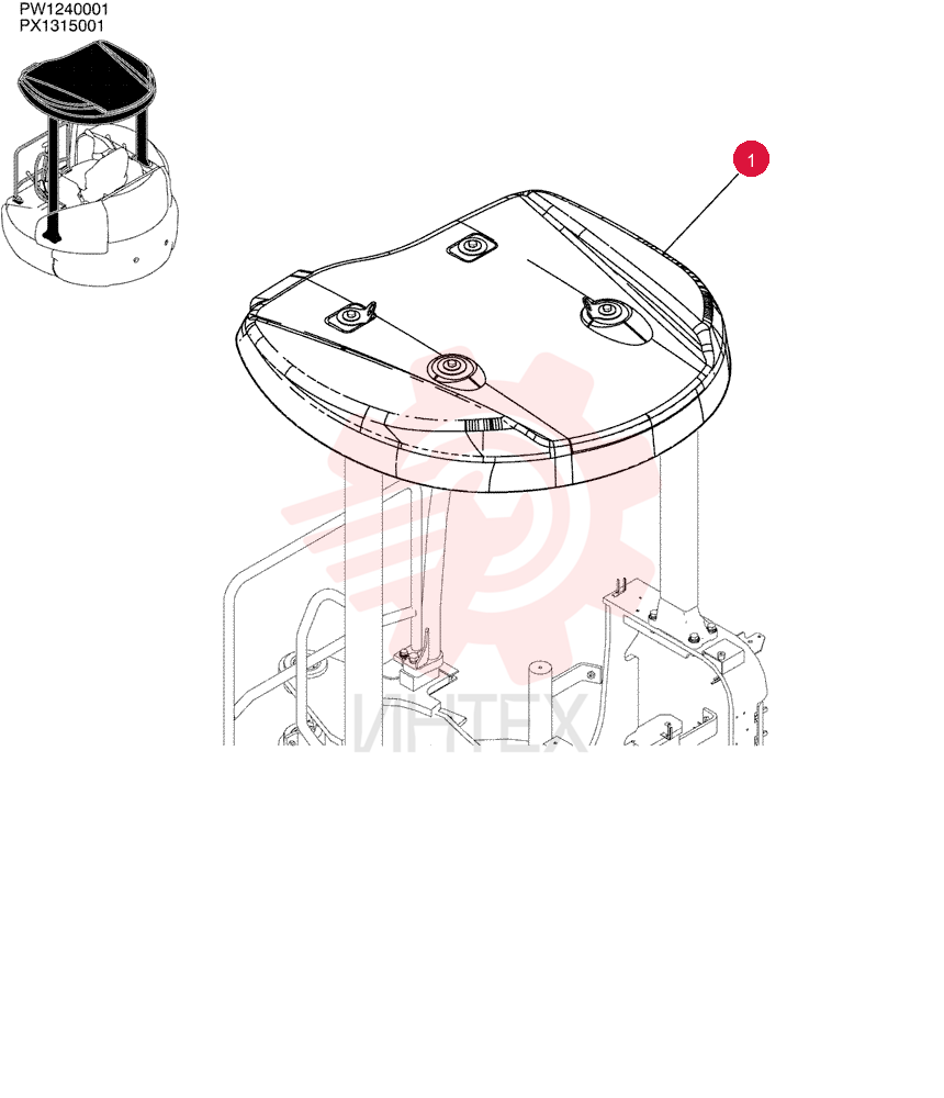 CANOPY INSTAL PW06C00027F1
