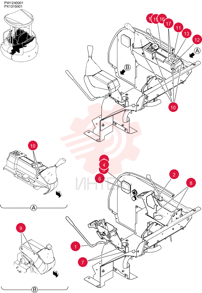 CONTROLS, OPERATORS PW03M00092F1