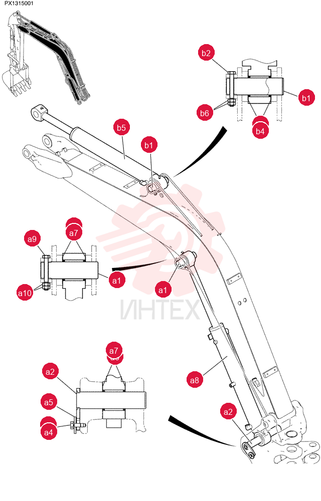 CYLINDER INSTAL PX02B00145F1