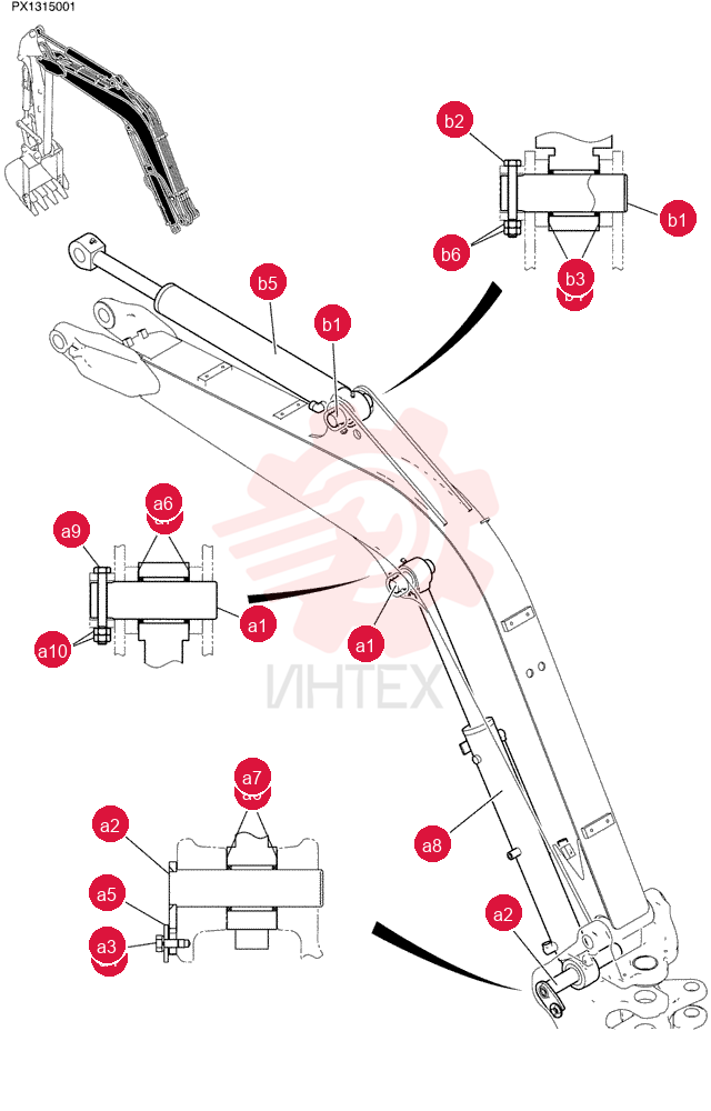CYLINDER INSTAL PX02B00146F1