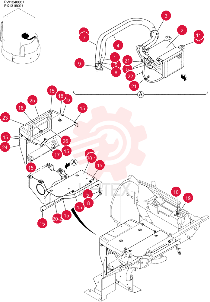 HEATER ASSY PW21M00013F1