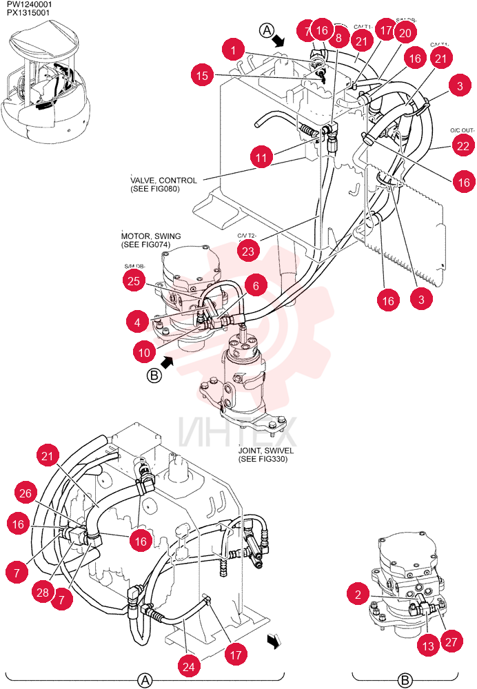 HYD LINES, RETURN PW32H00012F1