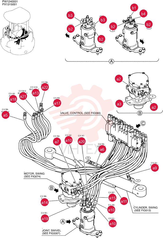 HYD LINES, UPP PW03H00035F1