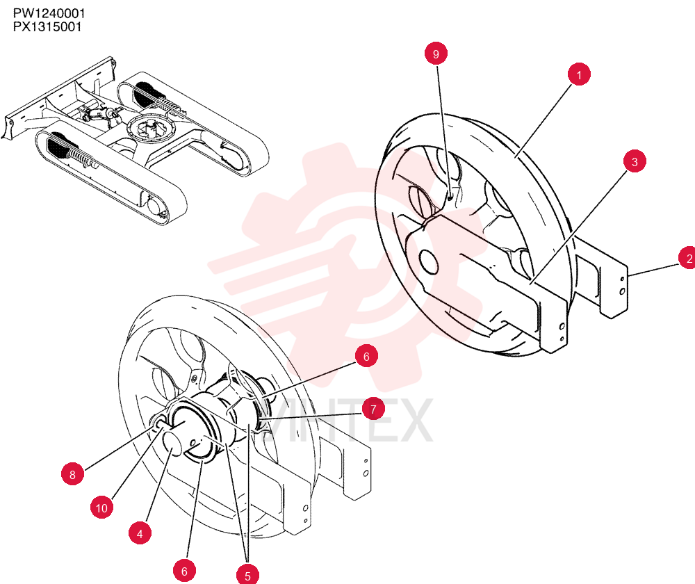 IDLER PX52D00022P1