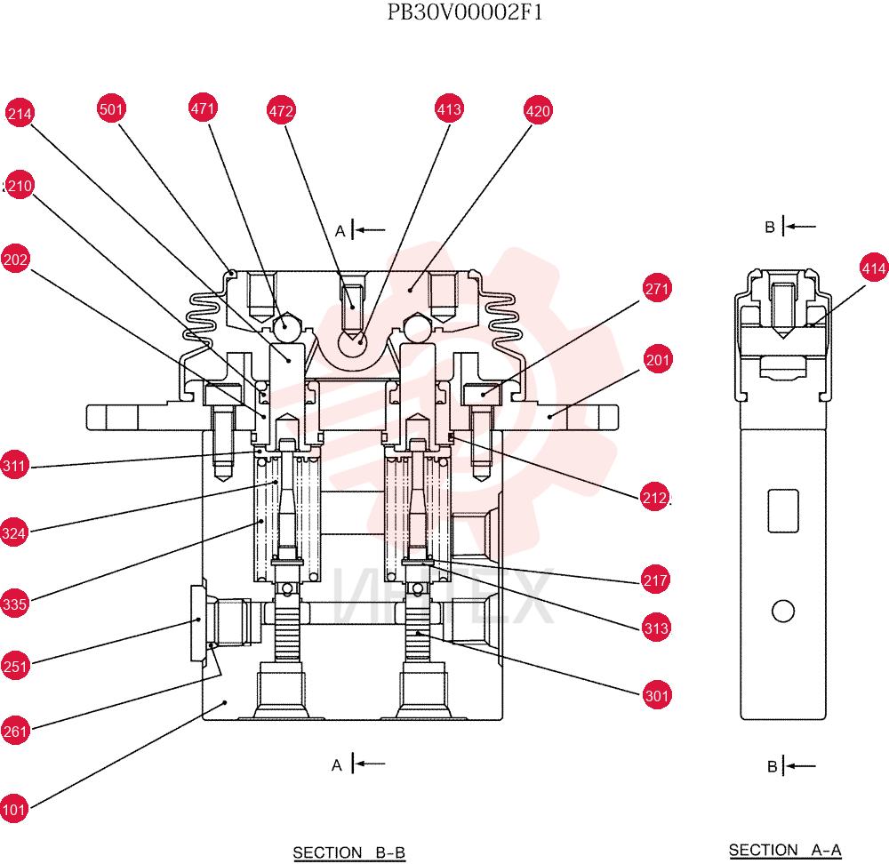 PILOT VALVE PB30V00002F1