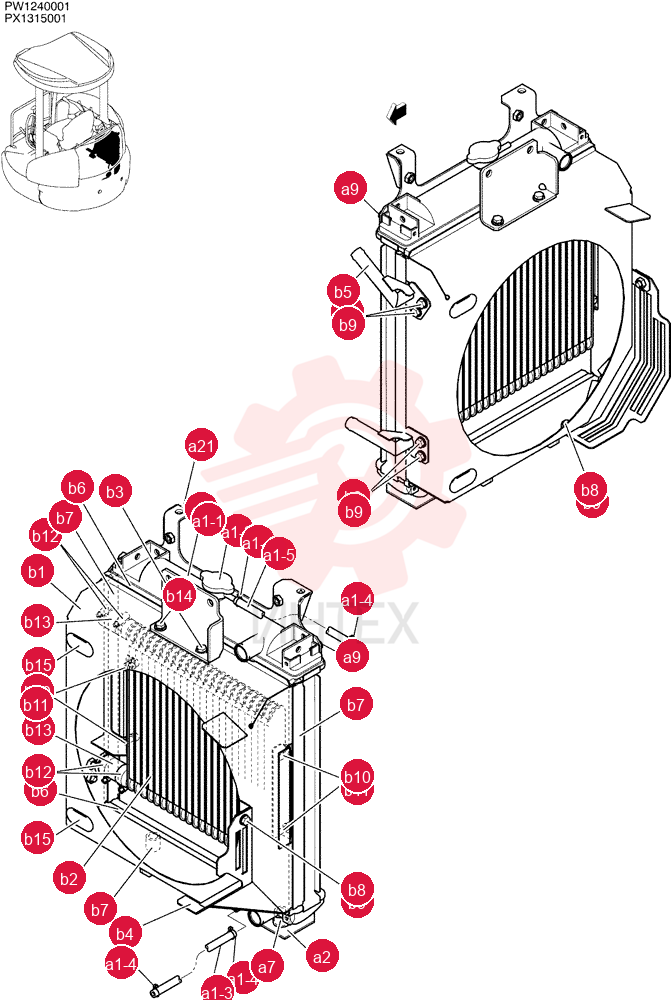 RADIATOR ASSY PW05P00040F1 (2)