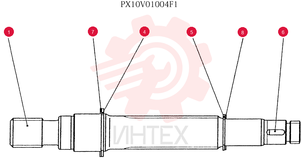SHAFT ASSY. PX10V01004F1