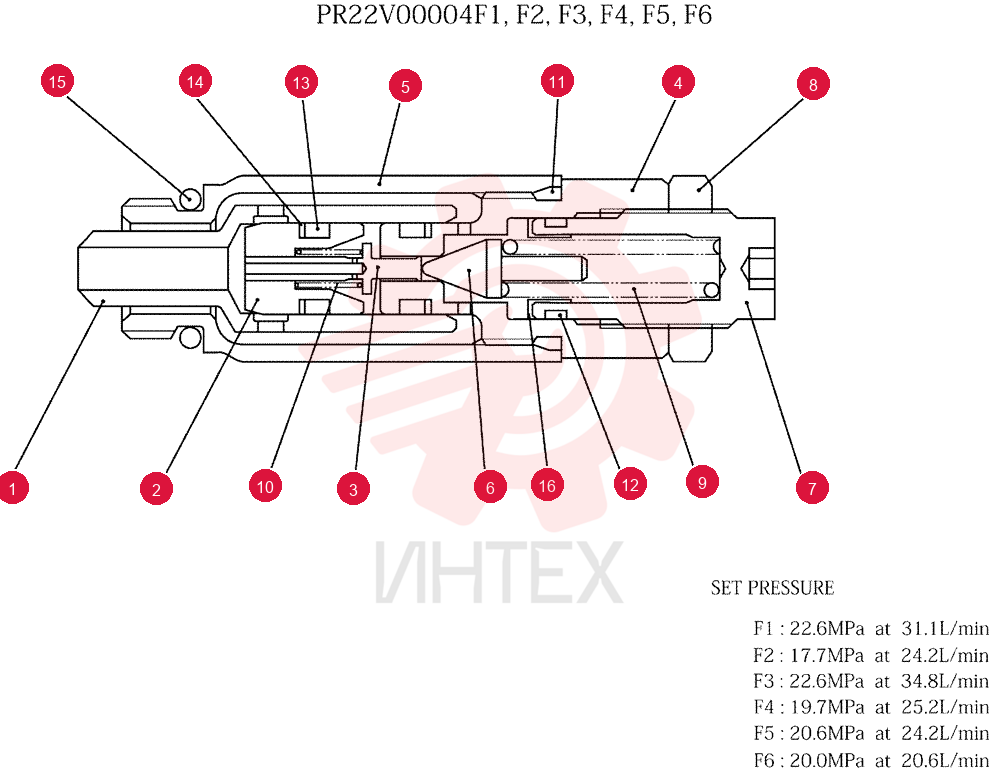 VALVE PR22V00004F1