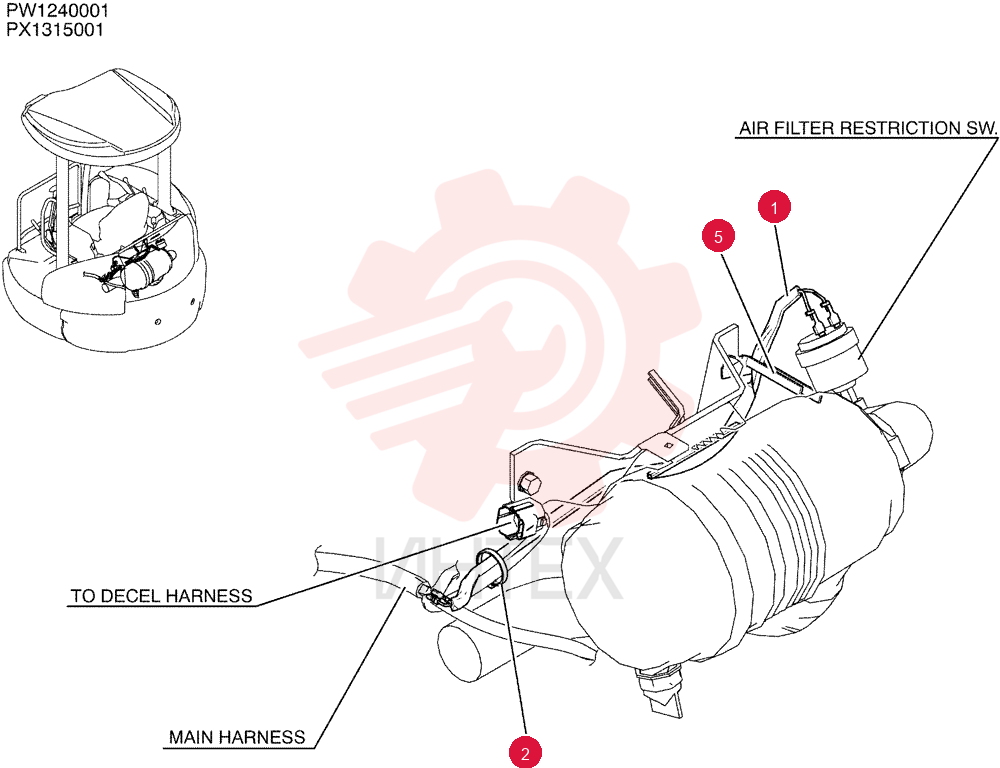 WIRE HARNESS PW11E01044D1