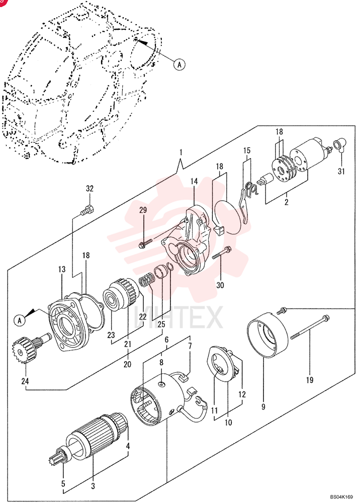 STARTER MOTOR VV12913677011