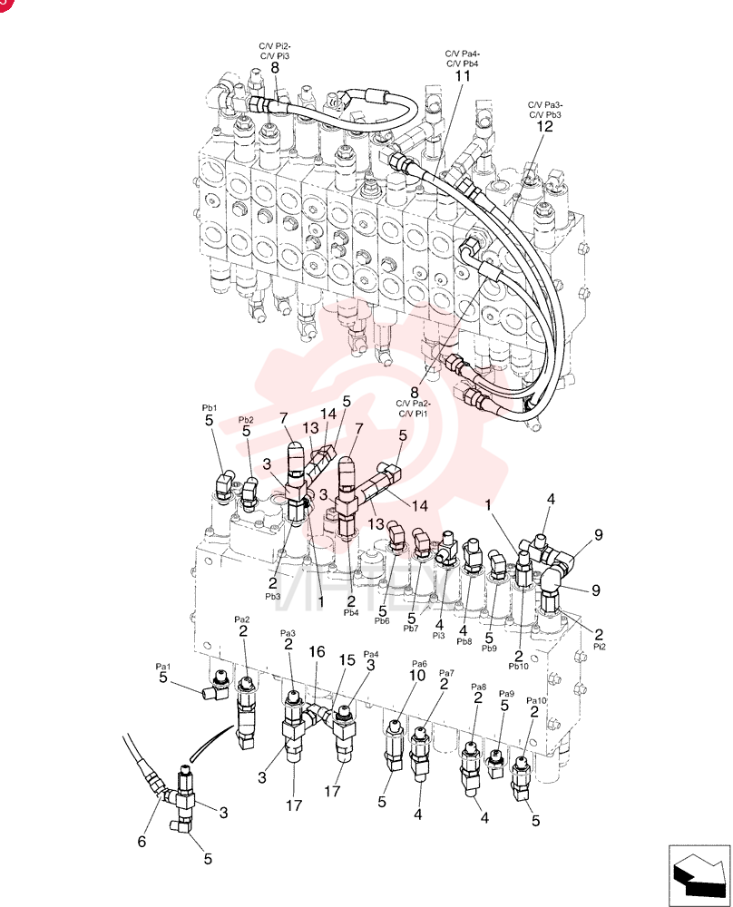 Control, Main (Angle Dozer) PY06H00017F1