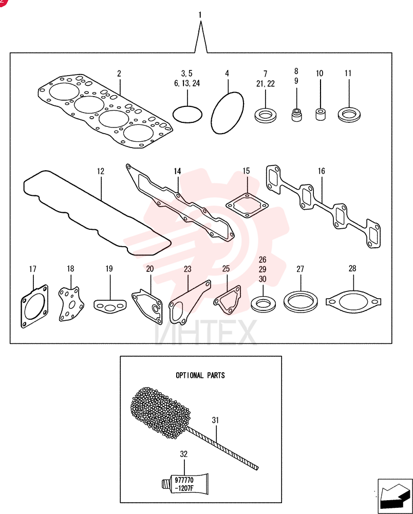 GASKET VV72960292650