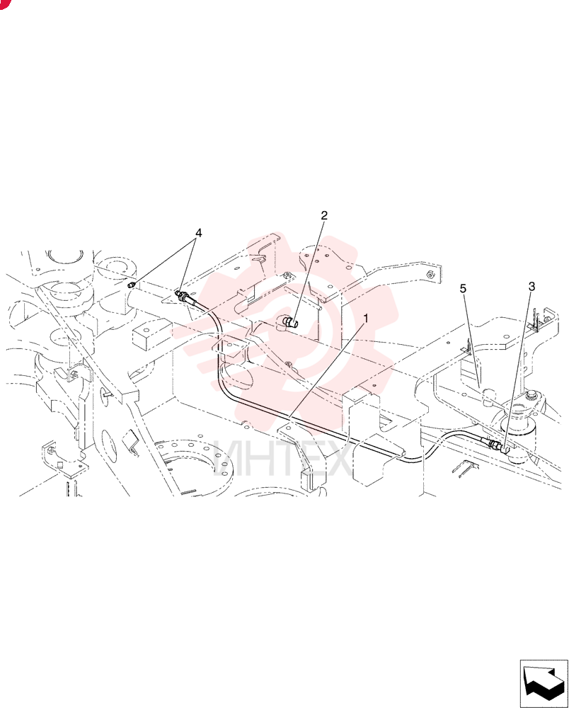 Hyd., Cylinder, (Swing) PY42H00028F1