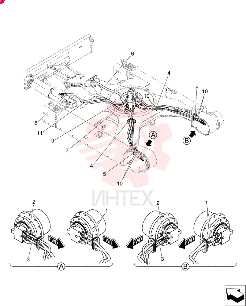 Hyd., Low (Angle Dozer) PY02H00014F1