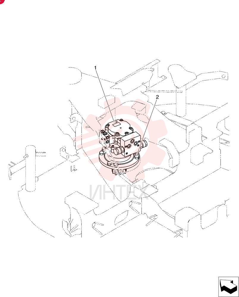 HYDRAULIC MOTOR,22.1CC