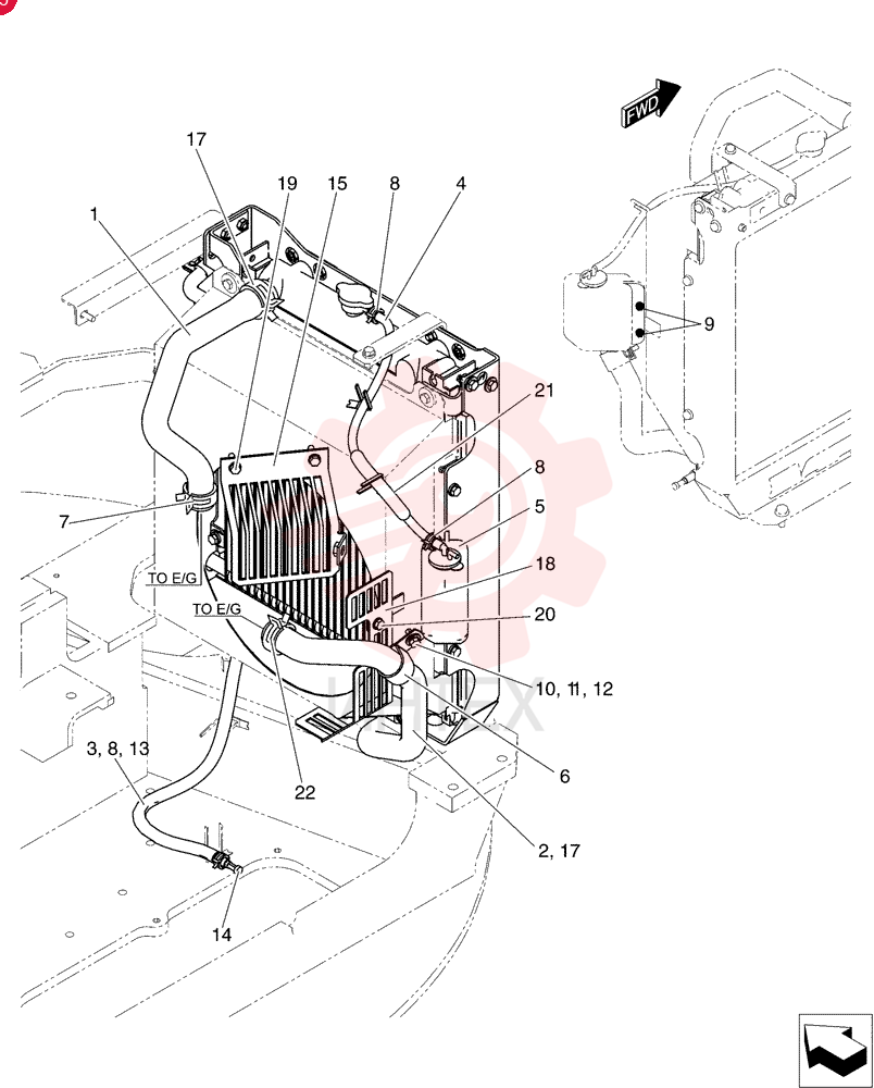 Radiator PH05P00017F1