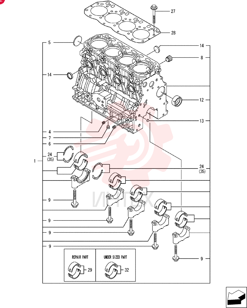 SHORT ENGINE VV72960201560