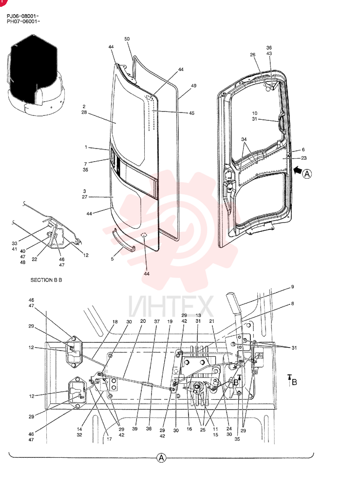 DOOR ASSY. PM51C00006F1