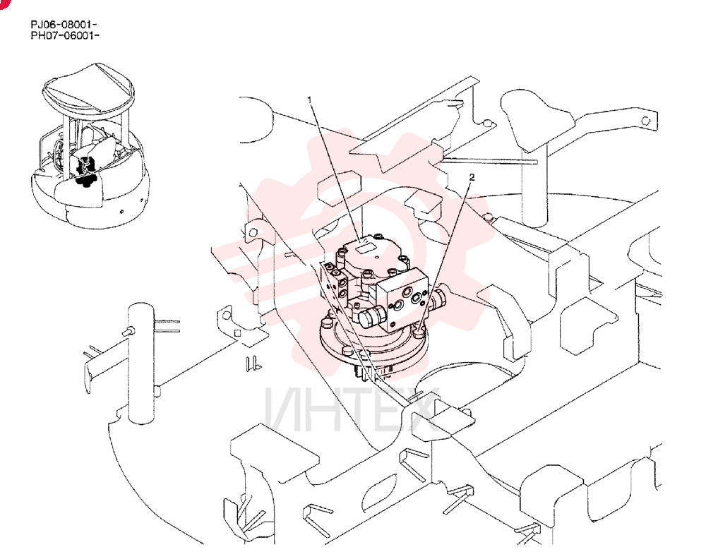 HYDRAULIC MOTOR,22.1CC PY15V00012F1 (2)
