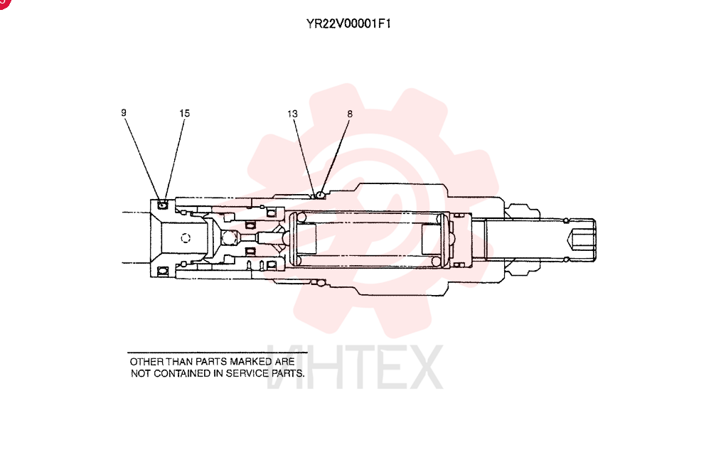 HYDRAULIC VALVE YR22V00001F1