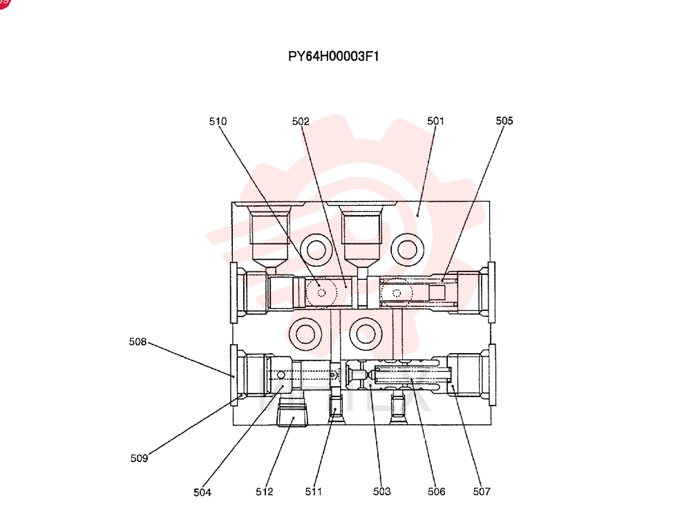 HYDRAULIC VALVE PY64H00003F1