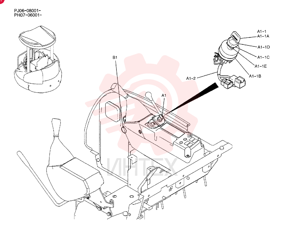 IGNITION SWITCH PW50E00003F1