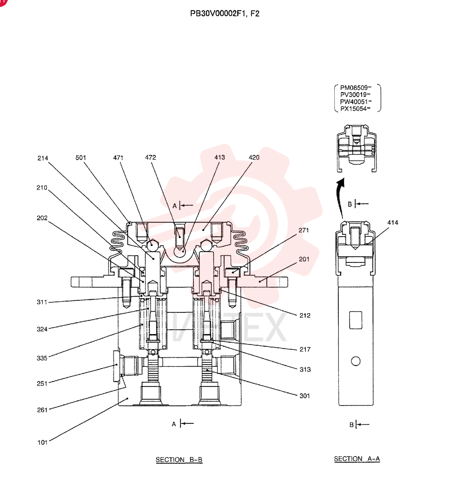 PILOT VALVE PB30V00002F1