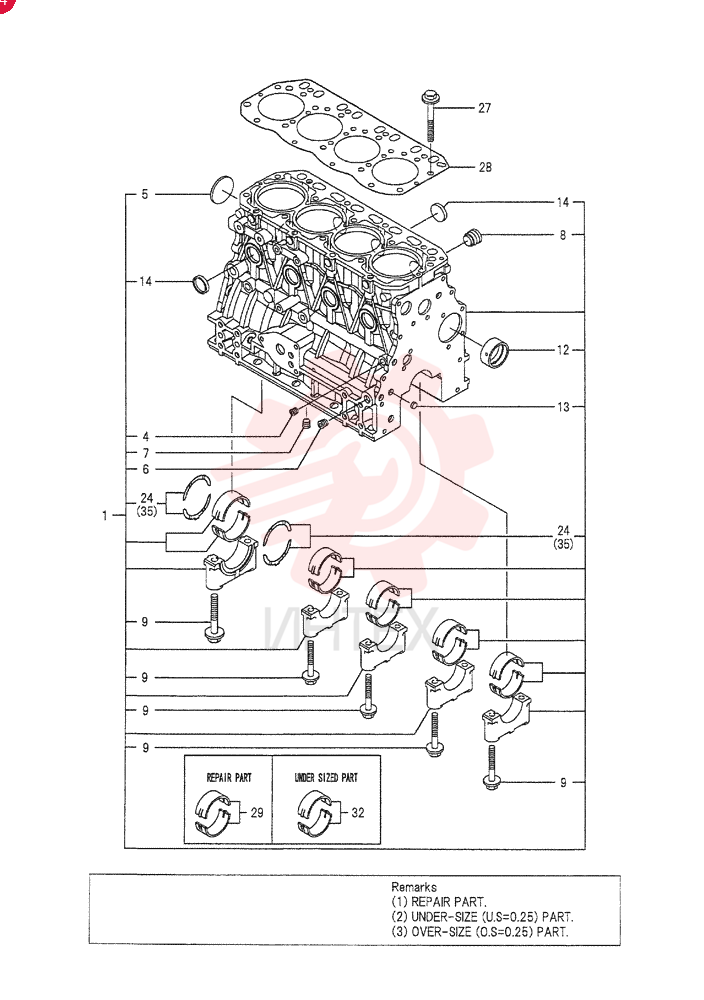 SHORT ENGINE VV72960201560