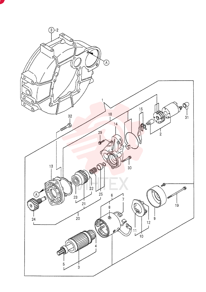 STARTER MOTOR VV12913677011