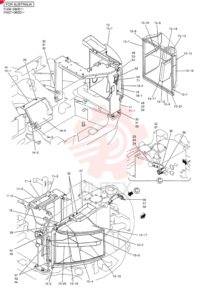 SUPPORT ASSY PH21C01577F1
