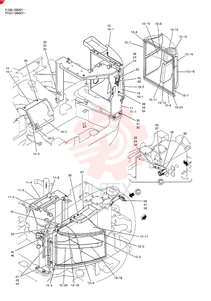 SUPPORT ASSY PH21C01574F1 (2)