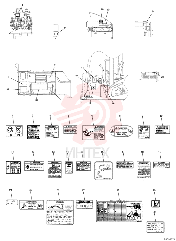 WARNING DECAL YN20T01016P1