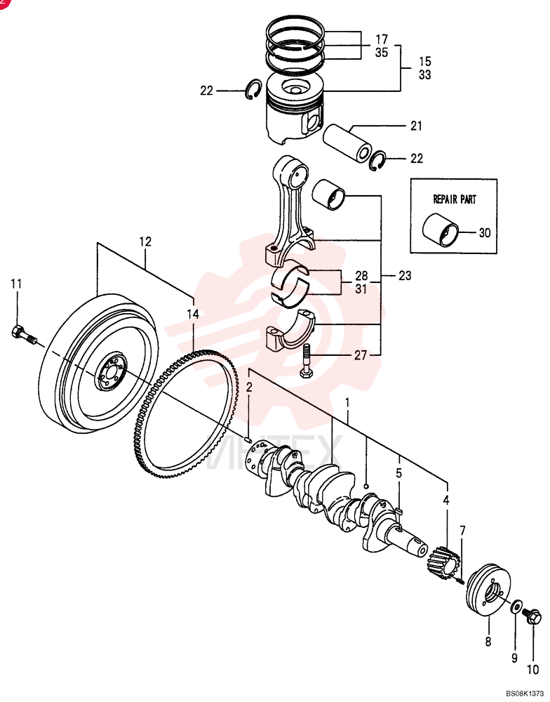 CRANKSHAFT VV12960421000