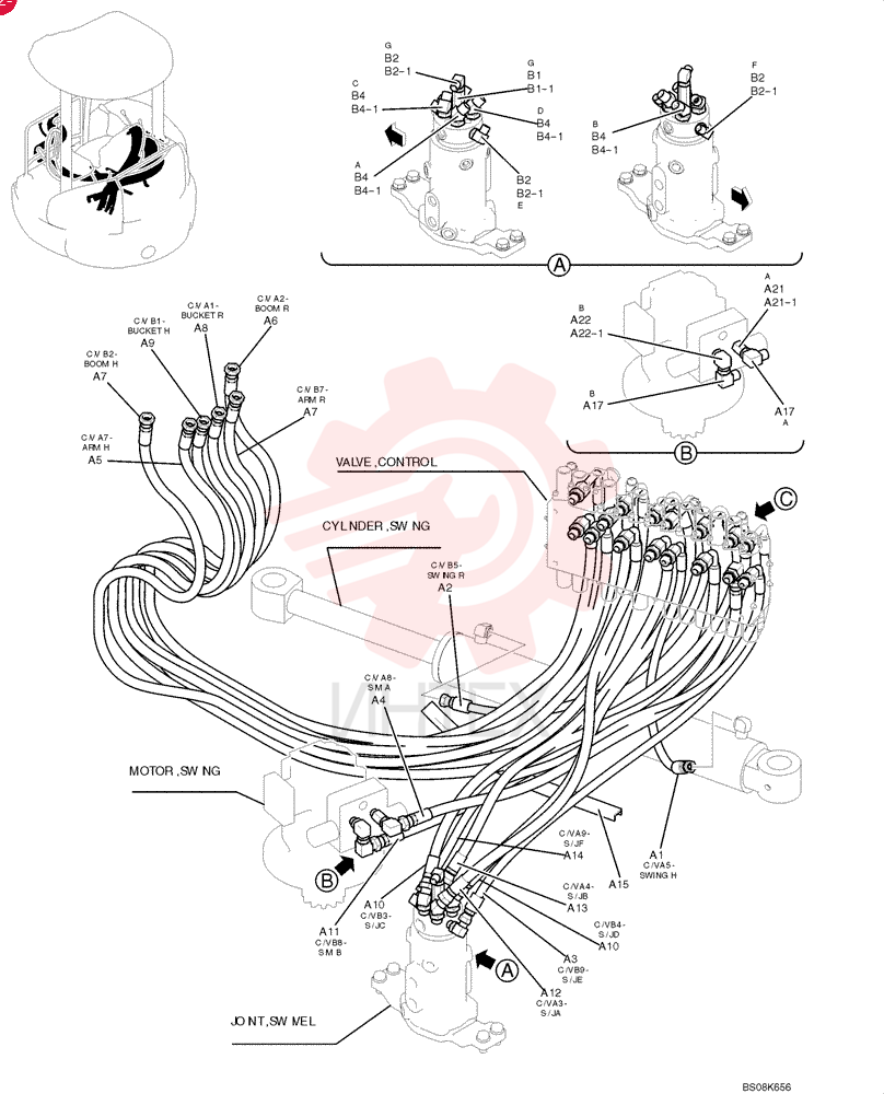HOSE HX35L06060DY (1)