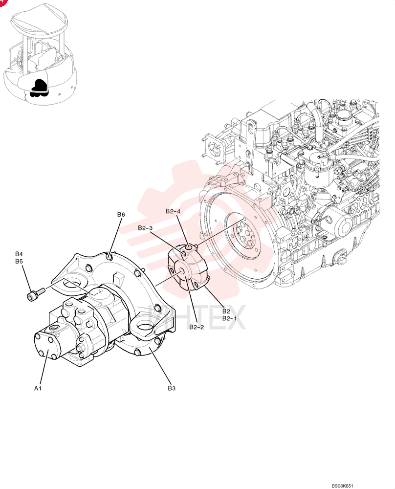 HYDRAULIC PUMP PH10V00015F1 (2)