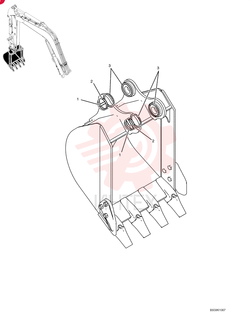 PIN,12mm OD x 67mm L