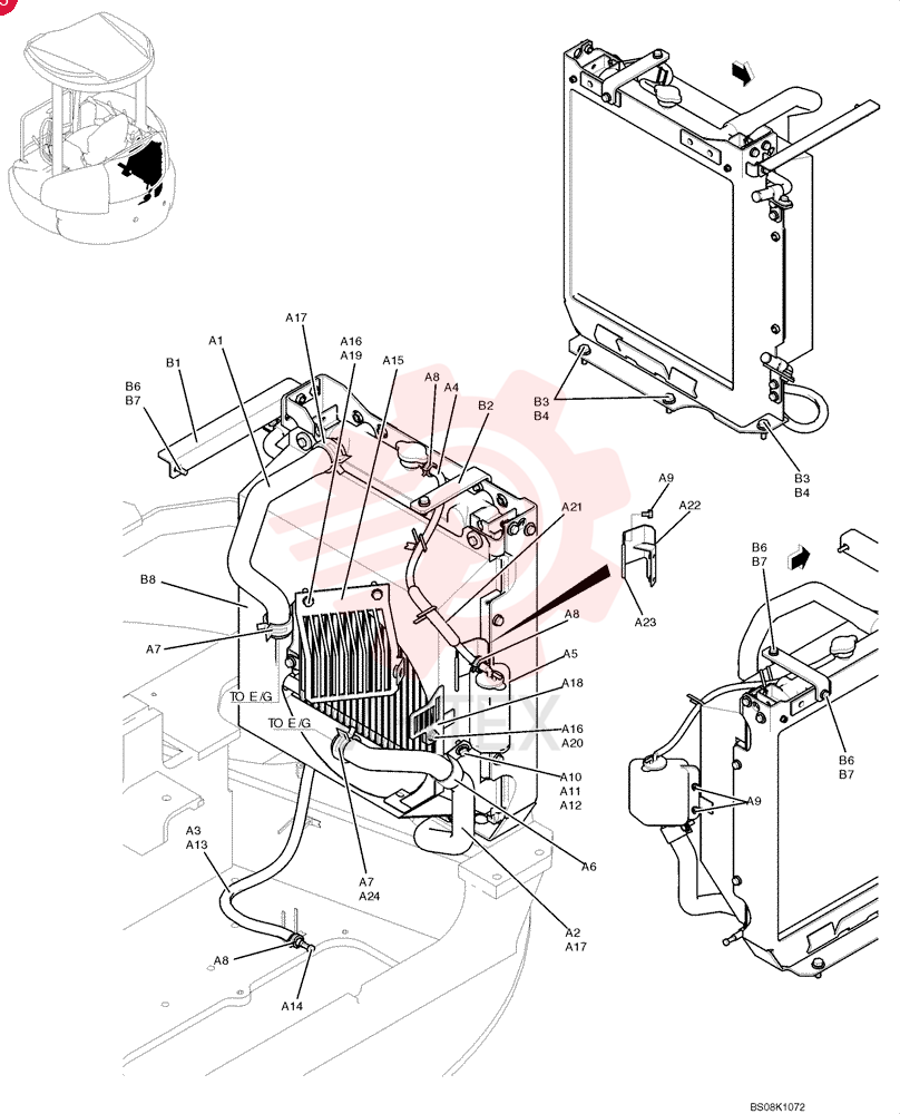RADIATOR HOSE PH05P01221P1 (1)
