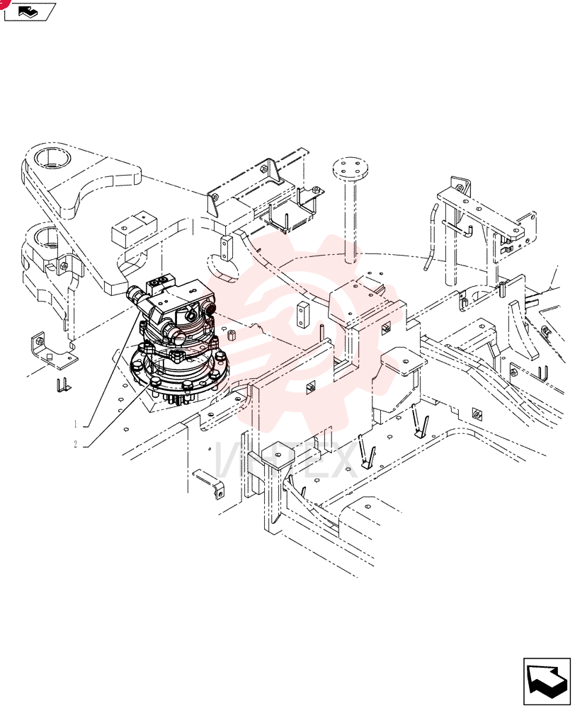 HYDRAULIC MOTOR PY15V00014F1 (1)