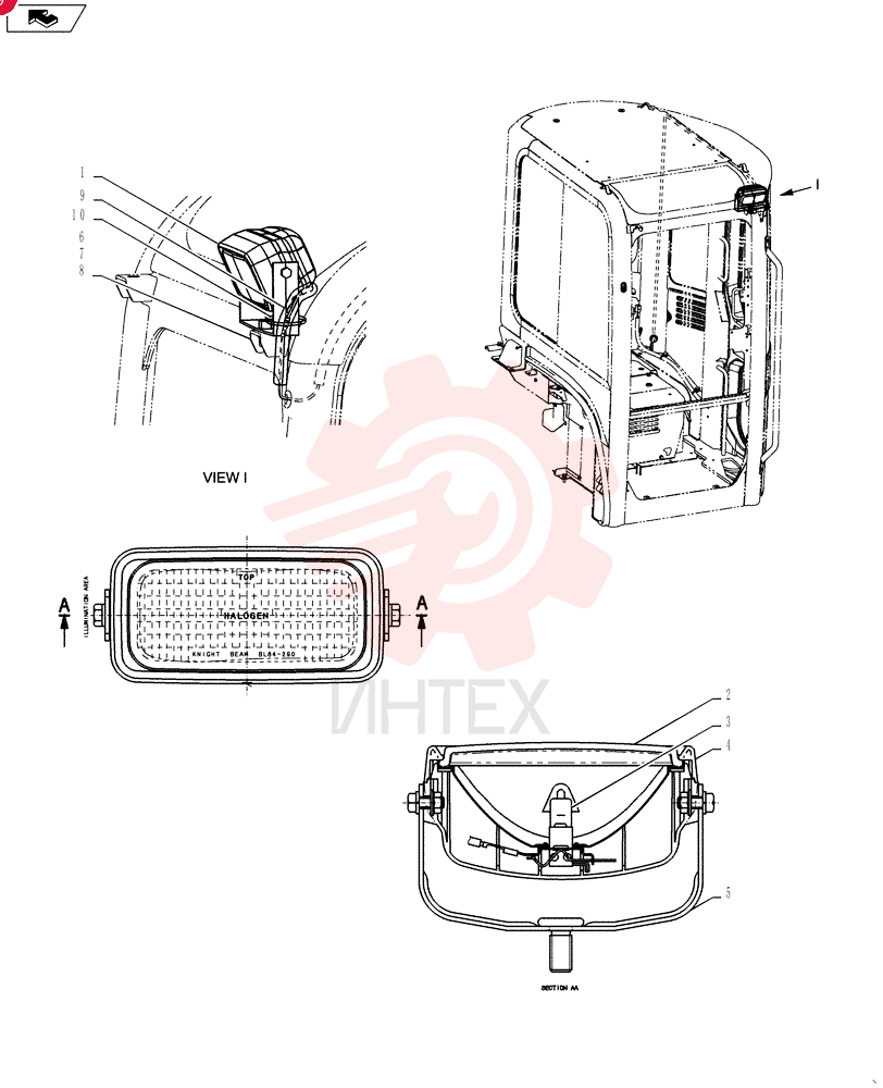 Схема (E55BX) - CRAWLER EXCAVATOR (NA) - ASN PS02-00101 (NCTN~) (1/10-) PW80E00004F1
