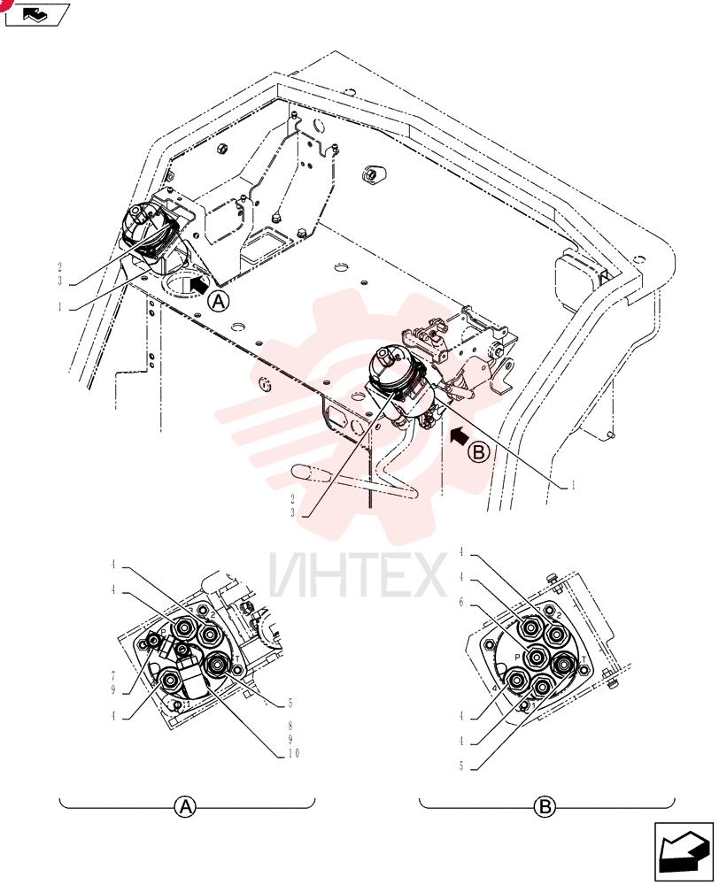Схема (E55BX) - CRAWLER EXCAVATOR (NA) - ASN PS02-00101 (NCTN~) (1/10-) PY64H00079F1 (2)