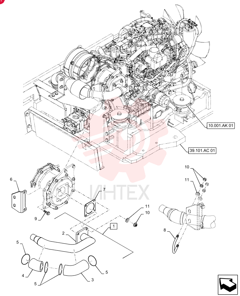 EXHAUST SYSTEM PIPE PS12P01106F1
