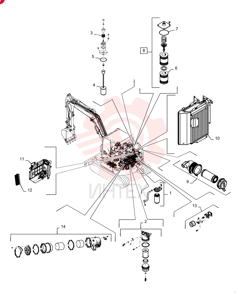 FUEL FILTER VV129A0055800