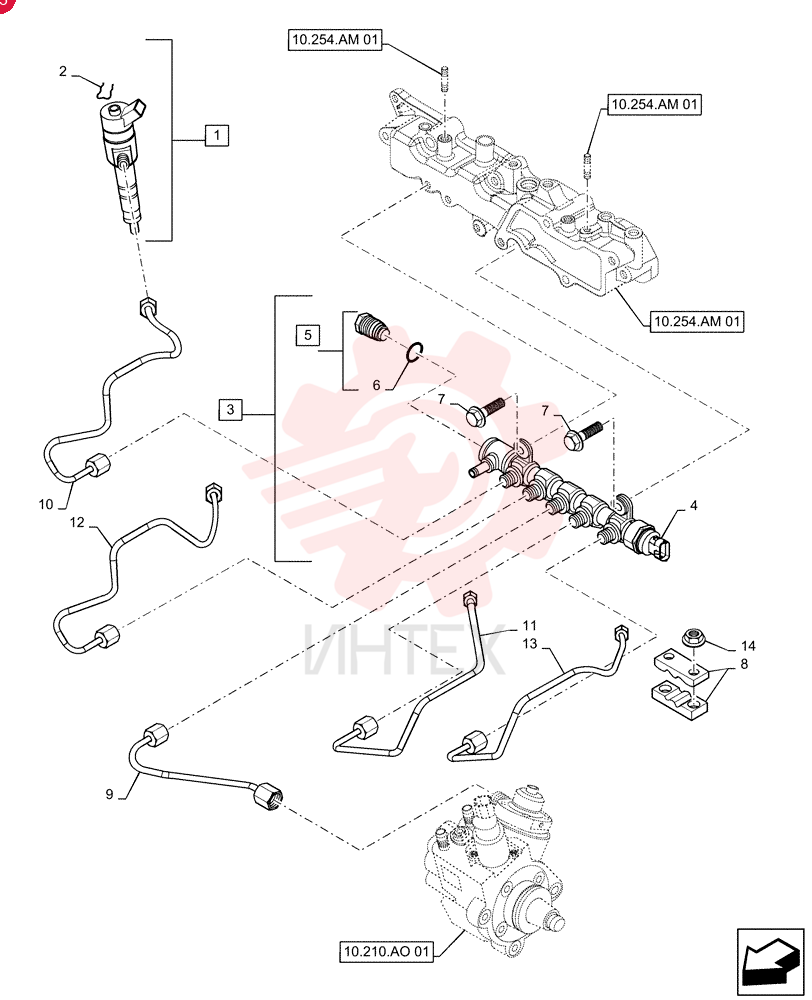 FUEL SYSTEM INJECTOR VV129A0053100