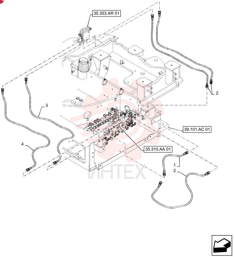 HOSE HX24L04042DX