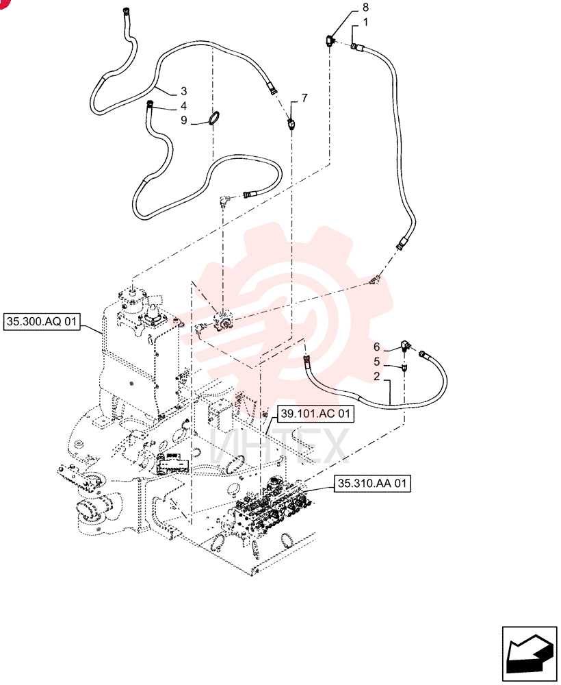 HOSE HX22L08165DX