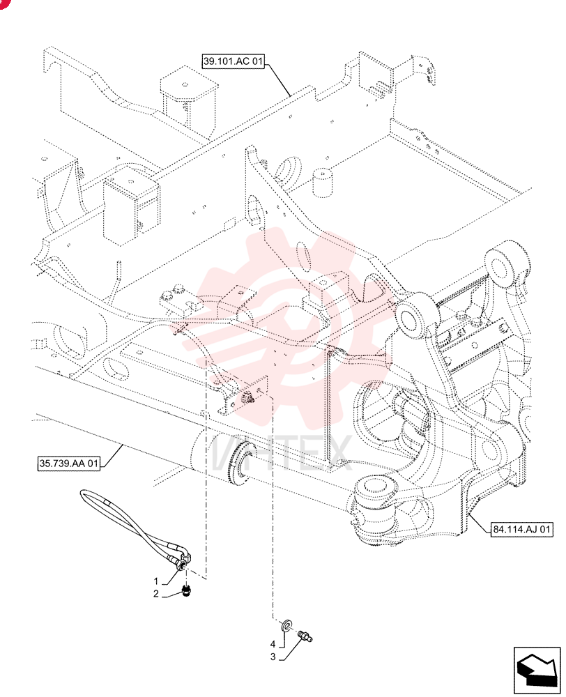 HOSE PM52F01221D7