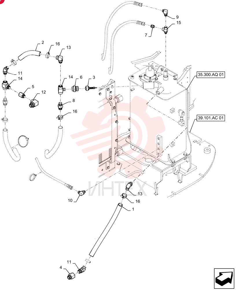 HOSE PW32H01026DP