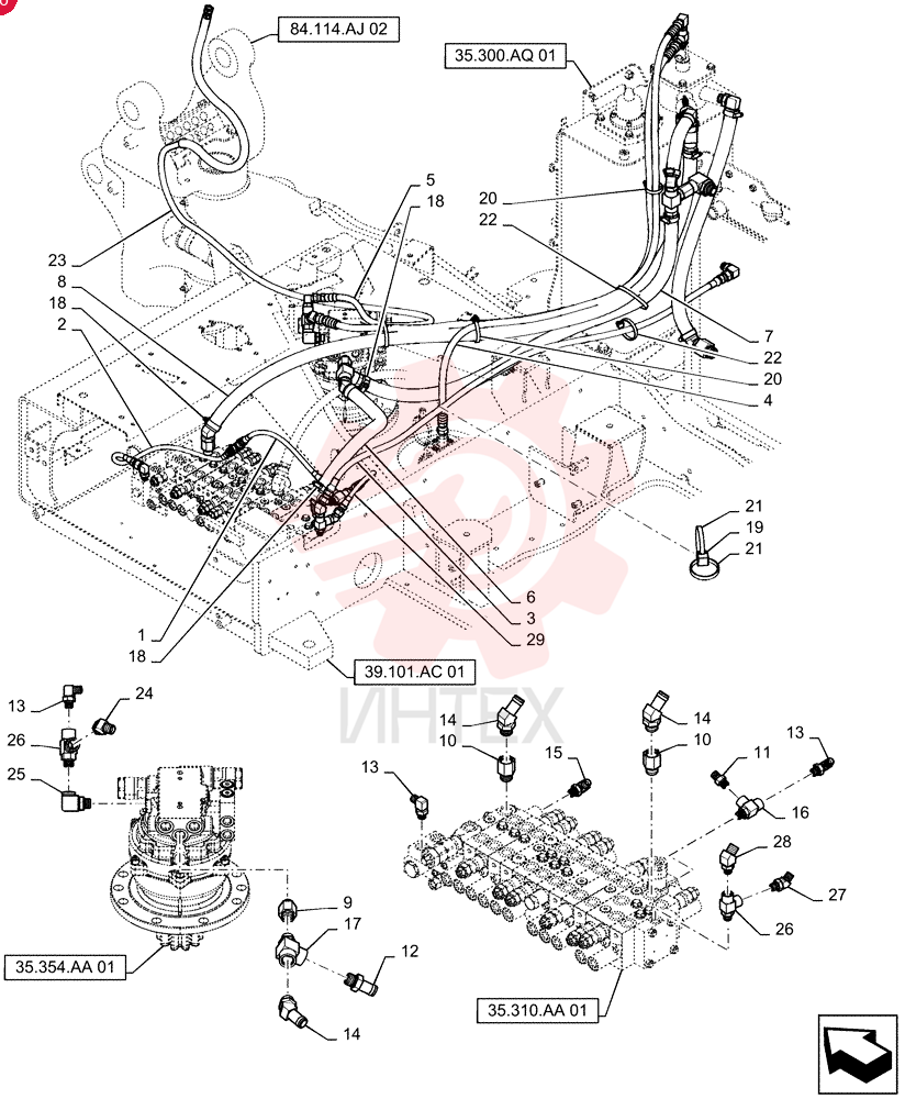 HOSE ASSY. HX24L04034DX