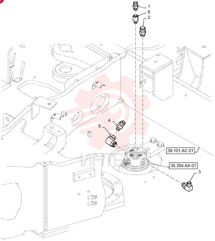 HYD CONNECTOR HH25S06004G3